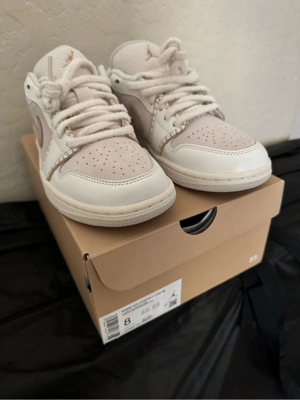 Jordan Women’s Low Sneakers - Cream & Blush